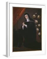 St. Rose of Lima-Spanish School-Framed Giclee Print