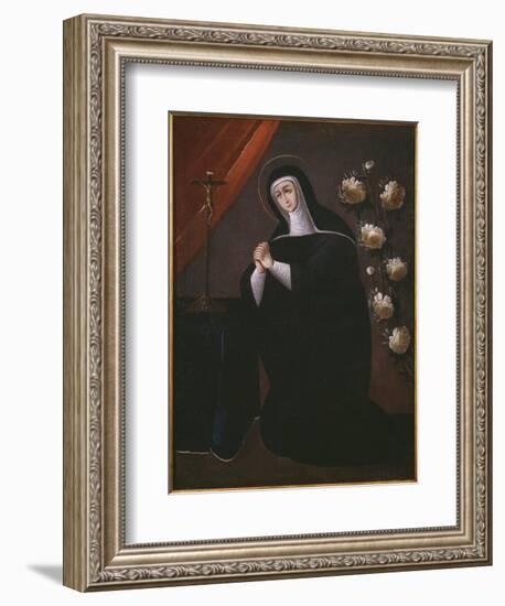 St. Rose of Lima-Spanish School-Framed Giclee Print