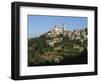 St. Saba Church and Red Tile Roofed Town, Bcharre, Qadisha Valley, North Lebanon-Christian Kober-Framed Photographic Print