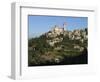 St. Saba Church and Red Tile Roofed Town, Bcharre, Qadisha Valley, North Lebanon-Christian Kober-Framed Photographic Print