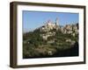 St. Saba Church and Red Tile Roofed Town, Bcharre, Qadisha Valley, North Lebanon-Christian Kober-Framed Photographic Print