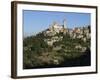 St. Saba Church and Red Tile Roofed Town, Bcharre, Qadisha Valley, North Lebanon-Christian Kober-Framed Photographic Print