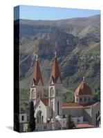 St. Saba Church, Red Tile Roofed Town, Bcharre, Qadisha Valley, North Lebanon, Middle East-Christian Kober-Stretched Canvas