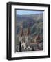 St. Saba Church, Red Tile Roofed Town, Bcharre, Qadisha Valley, North Lebanon, Middle East-Christian Kober-Framed Photographic Print