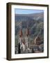 St. Saba Church, Red Tile Roofed Town, Bcharre, Qadisha Valley, North Lebanon, Middle East-Christian Kober-Framed Photographic Print