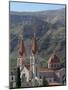 St. Saba Church, Red Tile Roofed Town, Bcharre, Qadisha Valley, North Lebanon, Middle East-Christian Kober-Mounted Photographic Print