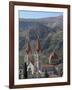 St. Saba Church, Red Tile Roofed Town, Bcharre, Qadisha Valley, North Lebanon, Middle East-Christian Kober-Framed Photographic Print