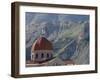 St. Saba Church, Red Tile Roofed Town, Bcharre, Qadisha Valley, North Lebanon, Middle East-Christian Kober-Framed Photographic Print