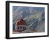 St. Saba Church, Red Tile Roofed Town, Bcharre, Qadisha Valley, North Lebanon, Middle East-Christian Kober-Framed Photographic Print