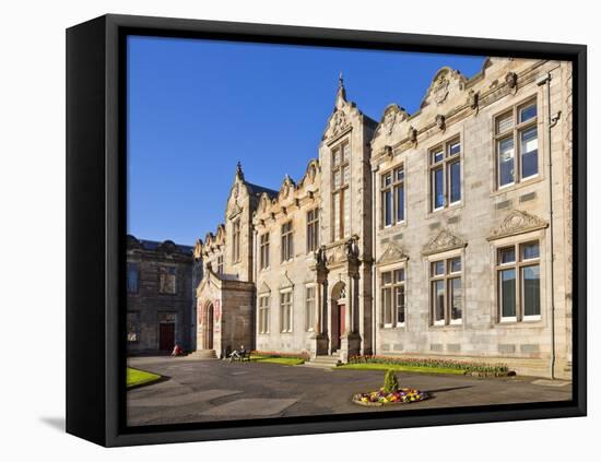 St. Salvator's Hall College Entrance-Neale Clark-Framed Stretched Canvas