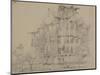 St Sauveur, Dives, Normandy, C.1821 (Pencil on Paper)-Richard Parkes Bonington-Mounted Giclee Print