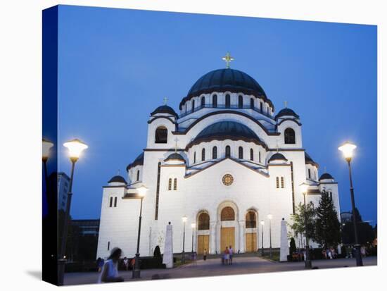 St. Sava Orthodox Church, Dating from 1935, Biggest Orthodox Church in the World, Belgrade, Serbia-Christian Kober-Stretched Canvas