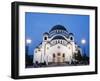 St. Sava Orthodox Church, Dating from 1935, Biggest Orthodox Church in the World, Belgrade, Serbia-Christian Kober-Framed Photographic Print