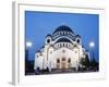 St. Sava Orthodox Church, Dating from 1935, Biggest Orthodox Church in the World, Belgrade, Serbia-Christian Kober-Framed Photographic Print