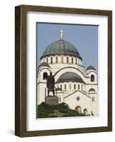 St. Sava Orthodox Church Dating from 1935, Serbia, Europe-Christian Kober-Framed Photographic Print