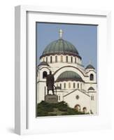 St. Sava Orthodox Church Dating from 1935, Serbia, Europe-Christian Kober-Framed Photographic Print