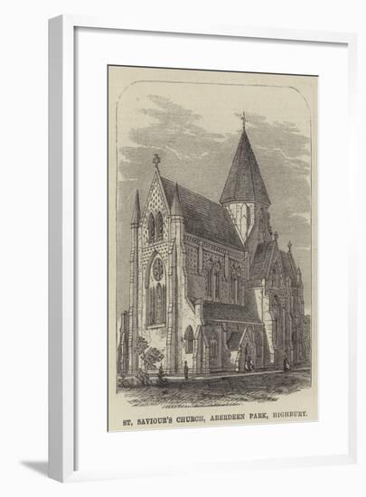 St Saviour's Church, Aberdeen Park, Highbury-null-Framed Giclee Print