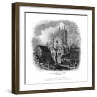 St Saviours Church, Southwark, London, 1829-J Rogers-Framed Giclee Print