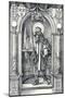 St Sebaldus in the Niche, 1518-Albrecht Dürer-Mounted Giclee Print