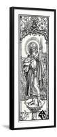 St Sebaldus on a Capital,-Albrecht Dürer-Framed Giclee Print