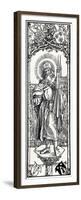 St Sebaldus on a Capital,-Albrecht Dürer-Framed Premium Giclee Print