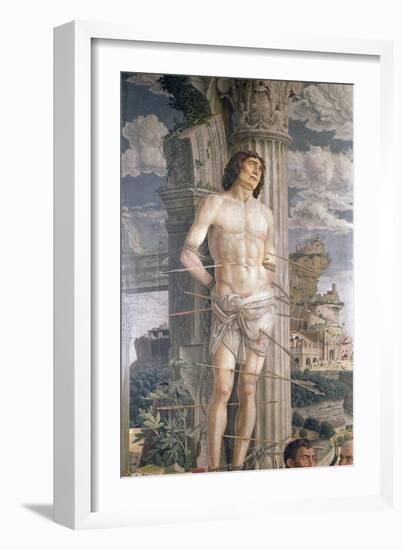 St. Sebastian, 1481-Andrea Mantegna-Framed Giclee Print