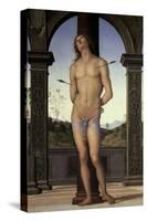 St. Sebastian, 15th century-Pietro Perugino-Stretched Canvas