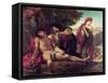 St. Sebastian, 1836-Eugene Delacroix-Framed Stretched Canvas