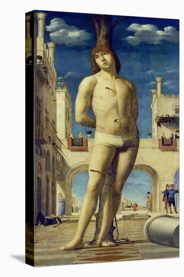 St. Sebastian, about 1475/76-Antonello da Messina-Stretched Canvas