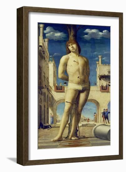 St. Sebastian, about 1475/76-Antonello da Messina-Framed Giclee Print