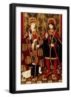 St. Sebastian and Fabian-Pablo Vergos-Framed Giclee Print