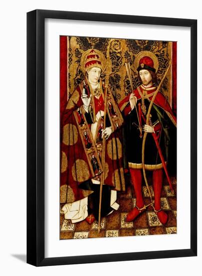 St. Sebastian and Fabian-Pablo Vergos-Framed Giclee Print