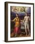 St.Sebastian and St.Cecilia-Lavinia Fontana-Framed Giclee Print