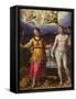 St.Sebastian and St.Cecilia-Lavinia Fontana-Framed Stretched Canvas