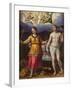 St.Sebastian and St.Cecilia-Lavinia Fontana-Framed Giclee Print