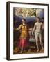 St.Sebastian and St.Cecilia-Lavinia Fontana-Framed Giclee Print