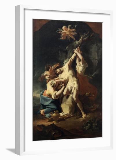 St Sebastian and the Women, 1746, 1698-1762-Paul Troger-Framed Giclee Print