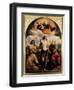 St. Sebastian Between Saints Jerom and John the Baptist, 1522-Dosso Dossi-Framed Premium Giclee Print