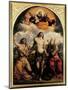 St. Sebastian Between Saints Jerom and John the Baptist, 1522-Dosso Dossi-Mounted Premium Giclee Print