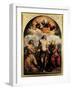 St. Sebastian Between Saints Jerom and John the Baptist, 1522-Dosso Dossi-Framed Giclee Print