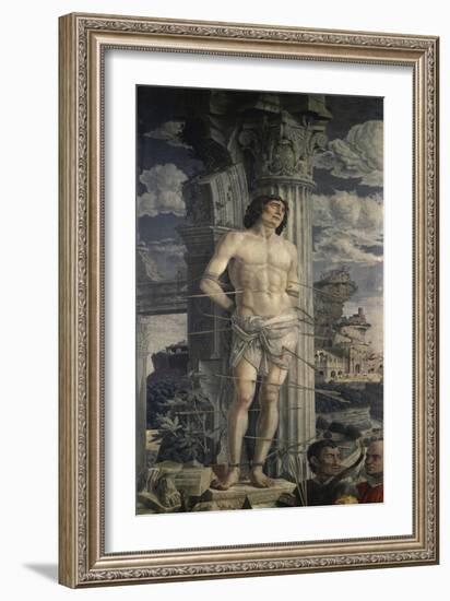 St. Sebastian, c.1480-Andrea Mantegna-Framed Giclee Print