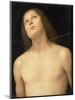 St. Sebastian, c.1495-Pietro Perugino-Mounted Giclee Print