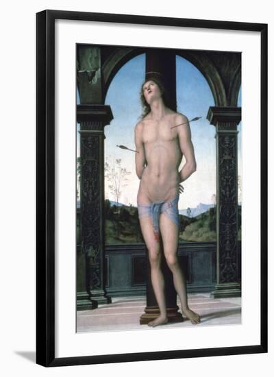 St Sebastian, C1470-1523-Perugino-Framed Giclee Print