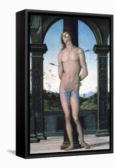 St Sebastian, C1470-1523-Perugino-Framed Stretched Canvas