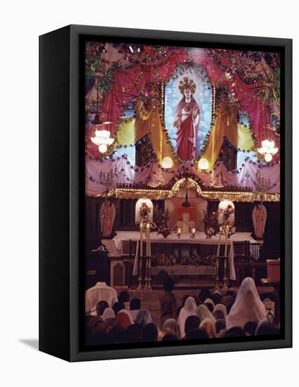 St. Sebastian Church, Cochin, Kerala State, India-Alain Evrard-Framed Stretched Canvas