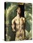 St. Sebastian, circa 1600-25-El Greco-Stretched Canvas