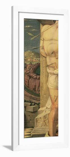 St. Sebastian (Detail), C.1459 (Tempera on Panel)-Andrea Mantegna-Framed Giclee Print