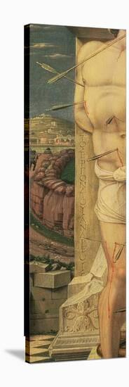St. Sebastian (Detail), C.1459 (Tempera on Panel)-Andrea Mantegna-Stretched Canvas