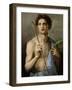 St. Sebastian Holding Two Arrows and the Martyr's Palm-Andrea del Sarto-Framed Giclee Print