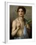 St. Sebastian Holding Two Arrows and the Martyr's Palm-Andrea del Sarto-Framed Giclee Print